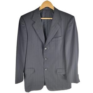 Ermenegildo Zegna Centoventimila Wool Blazer Black Size 40R